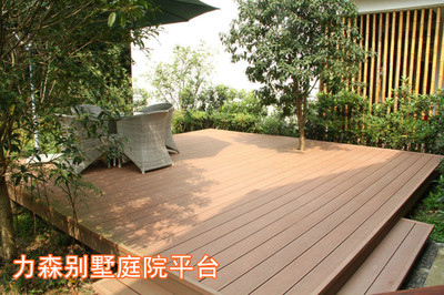 塑木直銷廣西南寧 DIY拼接戶外地板，PE木塑環保材料引領庭院新風尚
